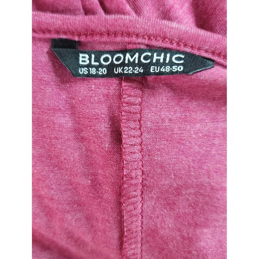 BloomChic Raspberry Tiered Maxi Dress - Picture 10 of 12